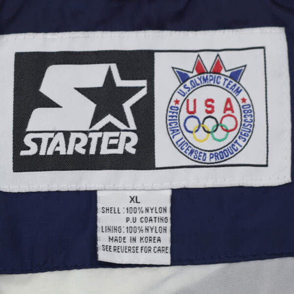 Vintage Starter USA Olympic Team Full Zip Windbreaker Jacket