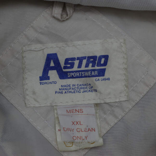 ASTRO sportswear snap on レザージャケット