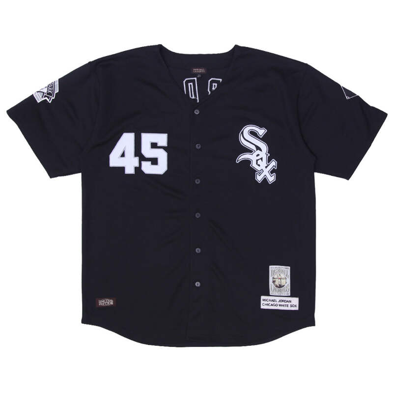 激レアnike whitesox 45 Jordanベースボールシャツ Vintage Baseball Legends Chicago White Sox Michael Jordan 45