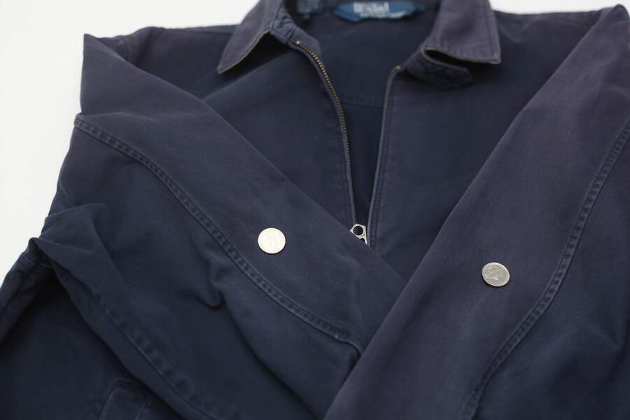 POLO RalphLauren★EURVintage・ハリントンNavy/ L Vintage Polo by Ralph Lauren Navy Harrington Jacket | eBay