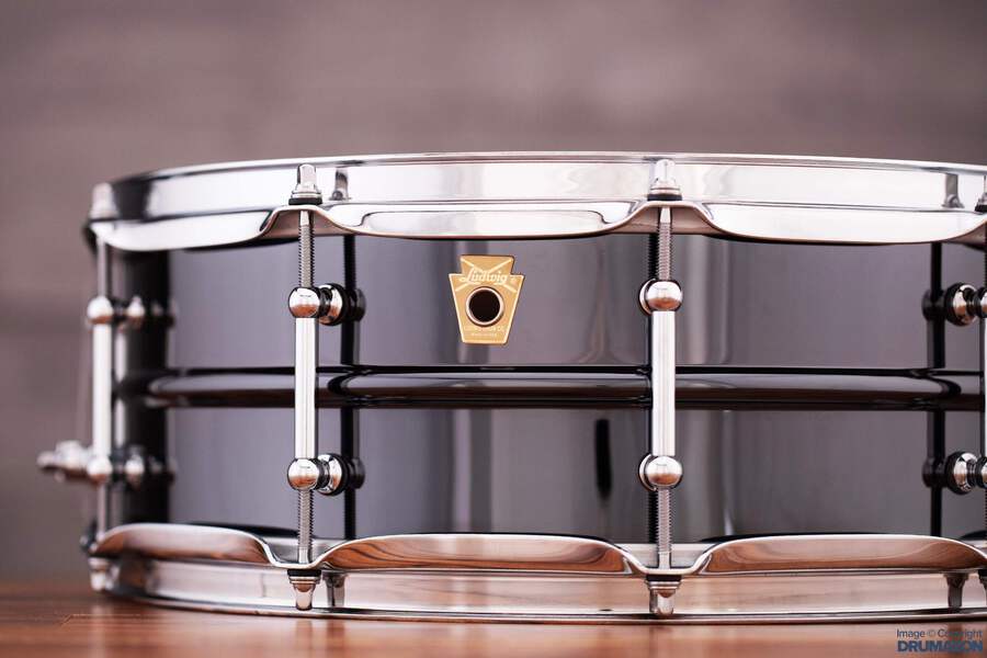 Ludwig Hammered Brass Shell Snare with Tube Lugs