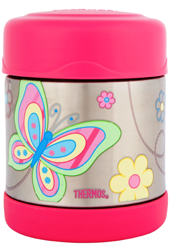  Children's food thermos 290 ml flowers - Stainless steel  vacuum insulated thermos - THERMOS - 25.83 € - outdoorové oblečení a  vybavení shop