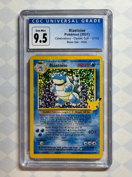 2021 Pokemon Celebrations Classic Collection Blastoise-Holo