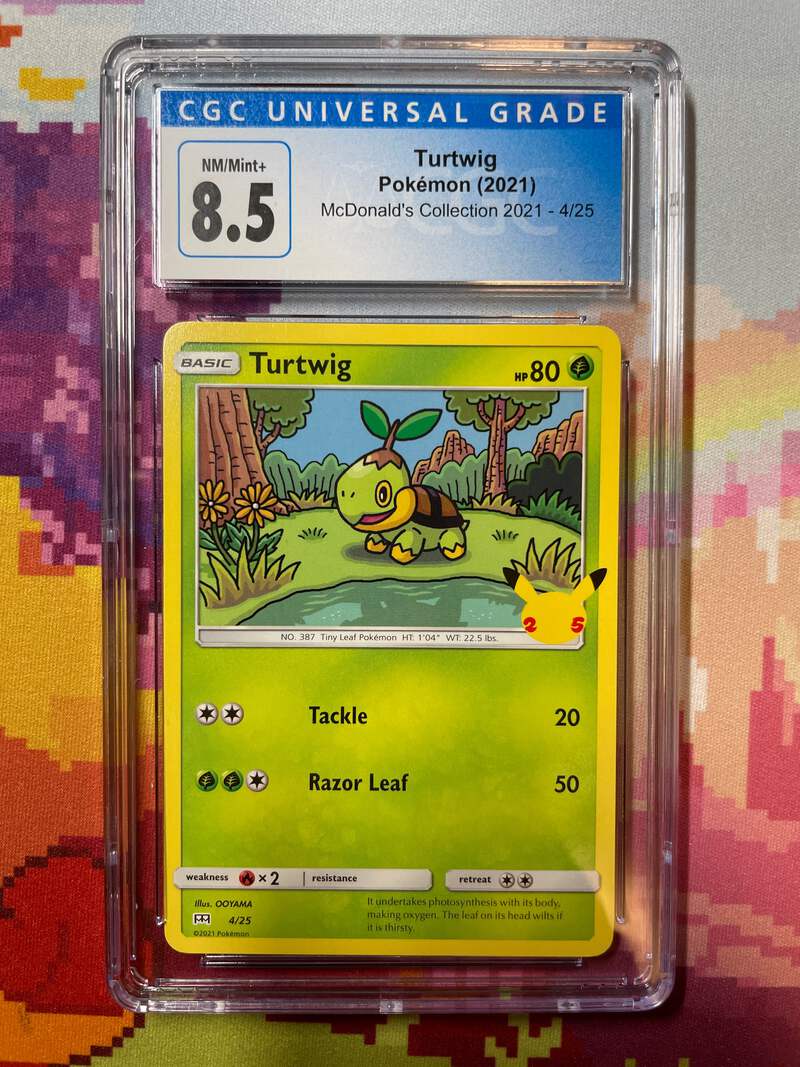 turtwig pokemon card mcdonalds 4/25 Holo (McDonalds Collection 2021) + 1x TitanCards Toploader Toys & Games Listed cards may have imperfections. 2021 Pokmon McDonald's Collection Turtwig