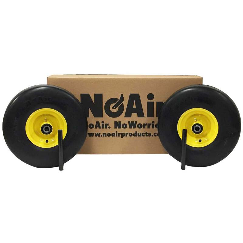 27日 0時迄【aya6】ドテラ At St Or15 Mt10 計４点 NoAir® (2) Flat Free Tire Assemblies 15x6.00-6 Fits John Deere