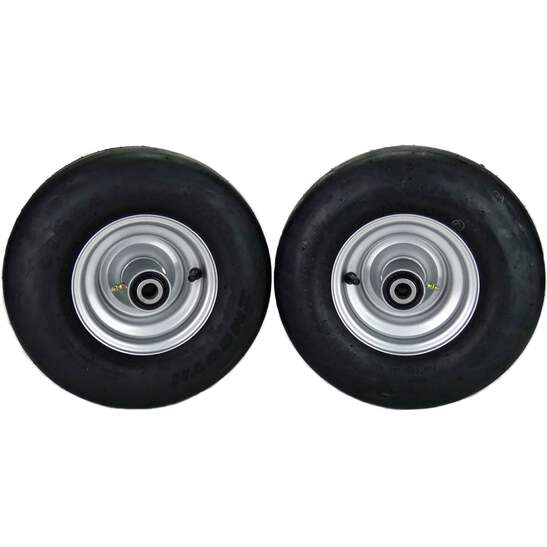2) Pneumatic Tire Assemblies 13x6.50-6 Fits Hustler X One Super Z