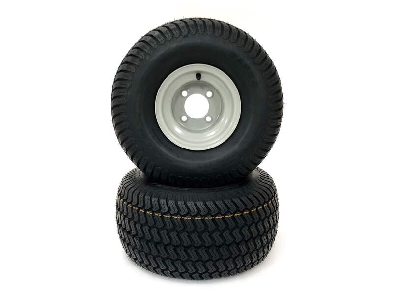 2) Turf Tire Assemblies 20x10.00-8 Gravely Ariens ZT XL Zoom 48