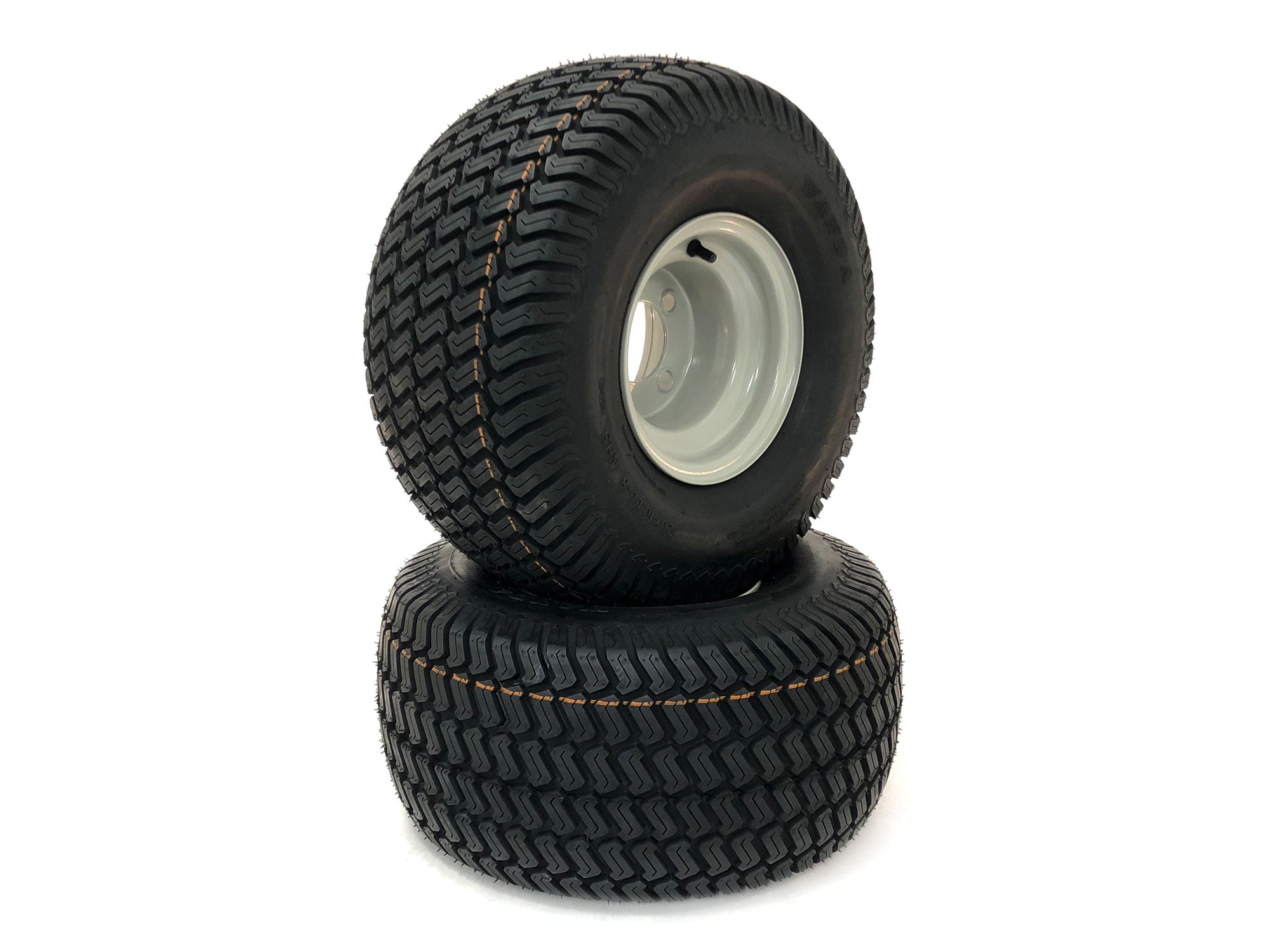 2) Turf Tire Assemblies 20x10.00-8 Gravely Ariens ZT XL Zoom 48