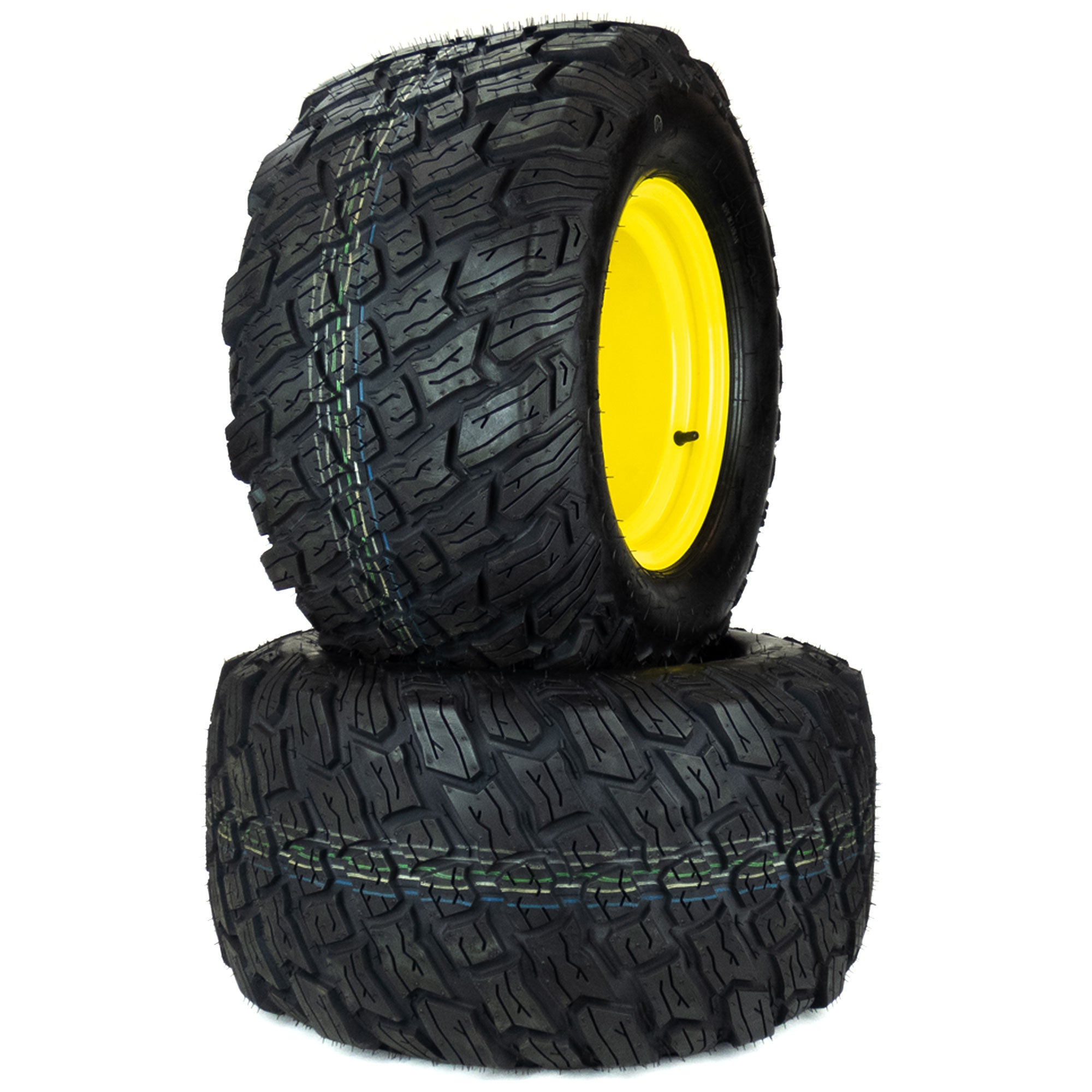 2) Reaper Turf Tire Assemblies 24x12.00-12 Fits John Deere ZTrak