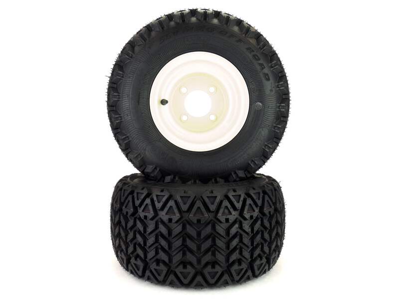 2) All Terrain Tire Assemblies 18x9.50-8 Fits Cub Cadet RZT 50