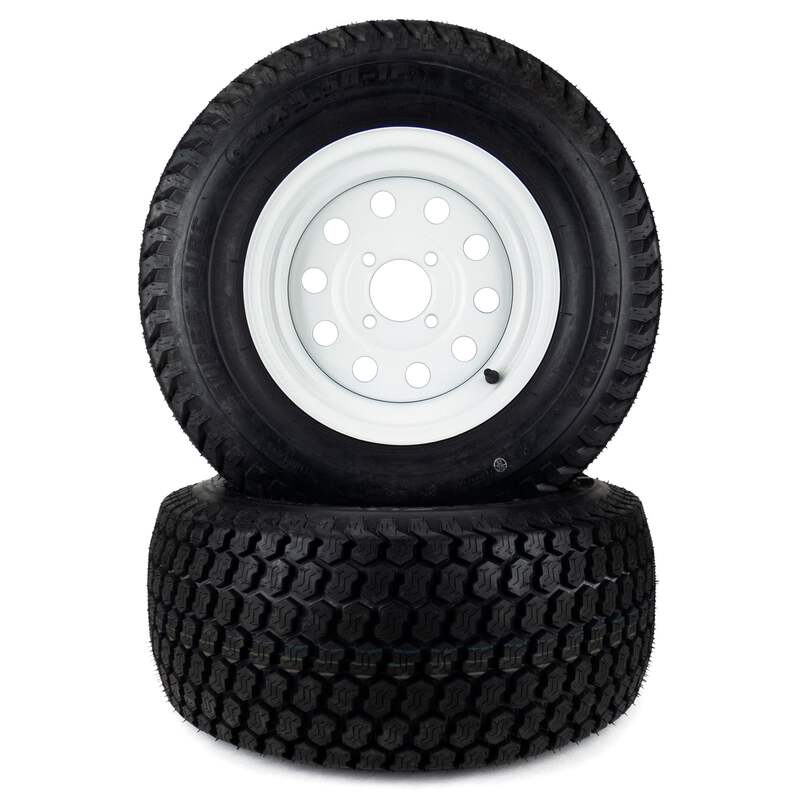 2) Super Turf Tire Assemblies 24x9.50-12 Exmark Lazer Z HP 44