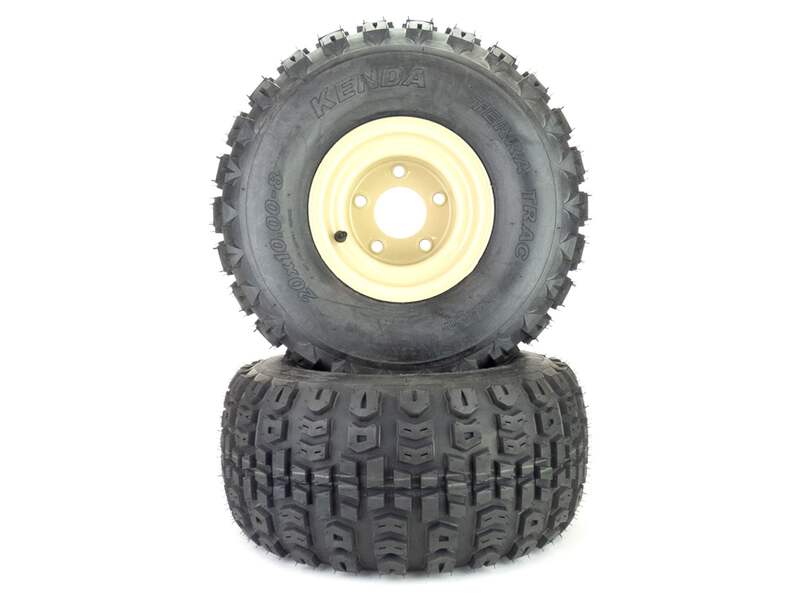 2) All Terrain Tire Assemblies 20x10.00-8 Fits Grasshopper 618