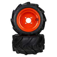 2) Aggressive Tire Assemblies 18x8.50-10 Fits Kubota BX Series