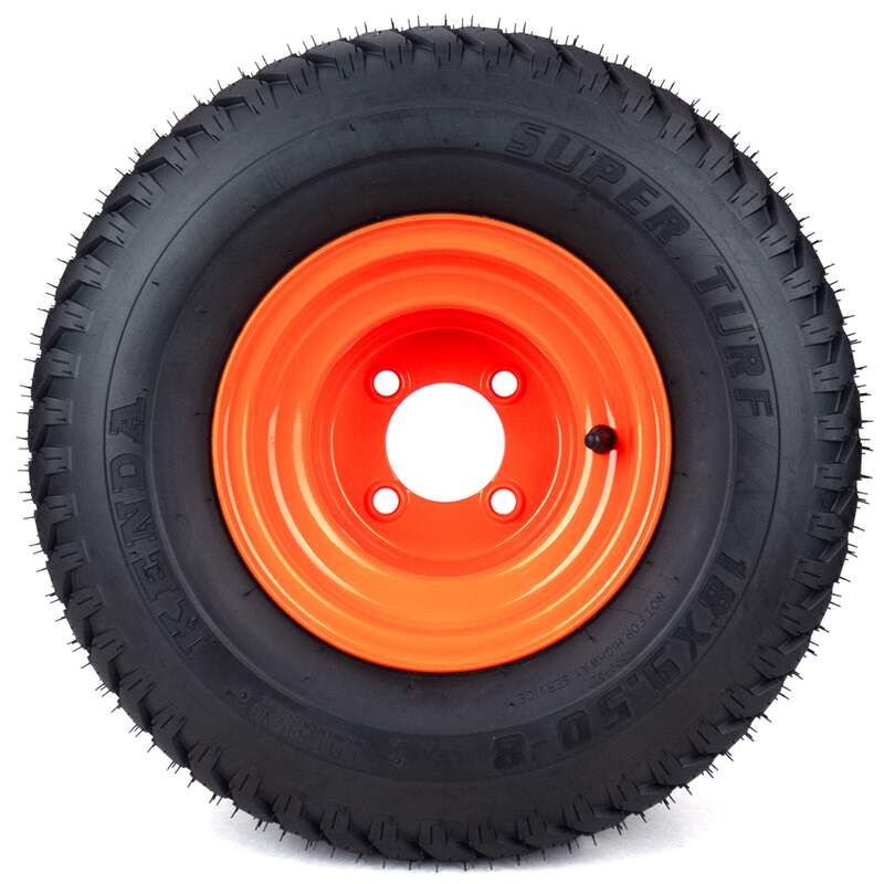 BRIDGESTONE BWX STREET Mサイズ　オレンジ 1) Super Turf Tire Assembly 18x9.50-8 Bad Boy MZ Magnum 48