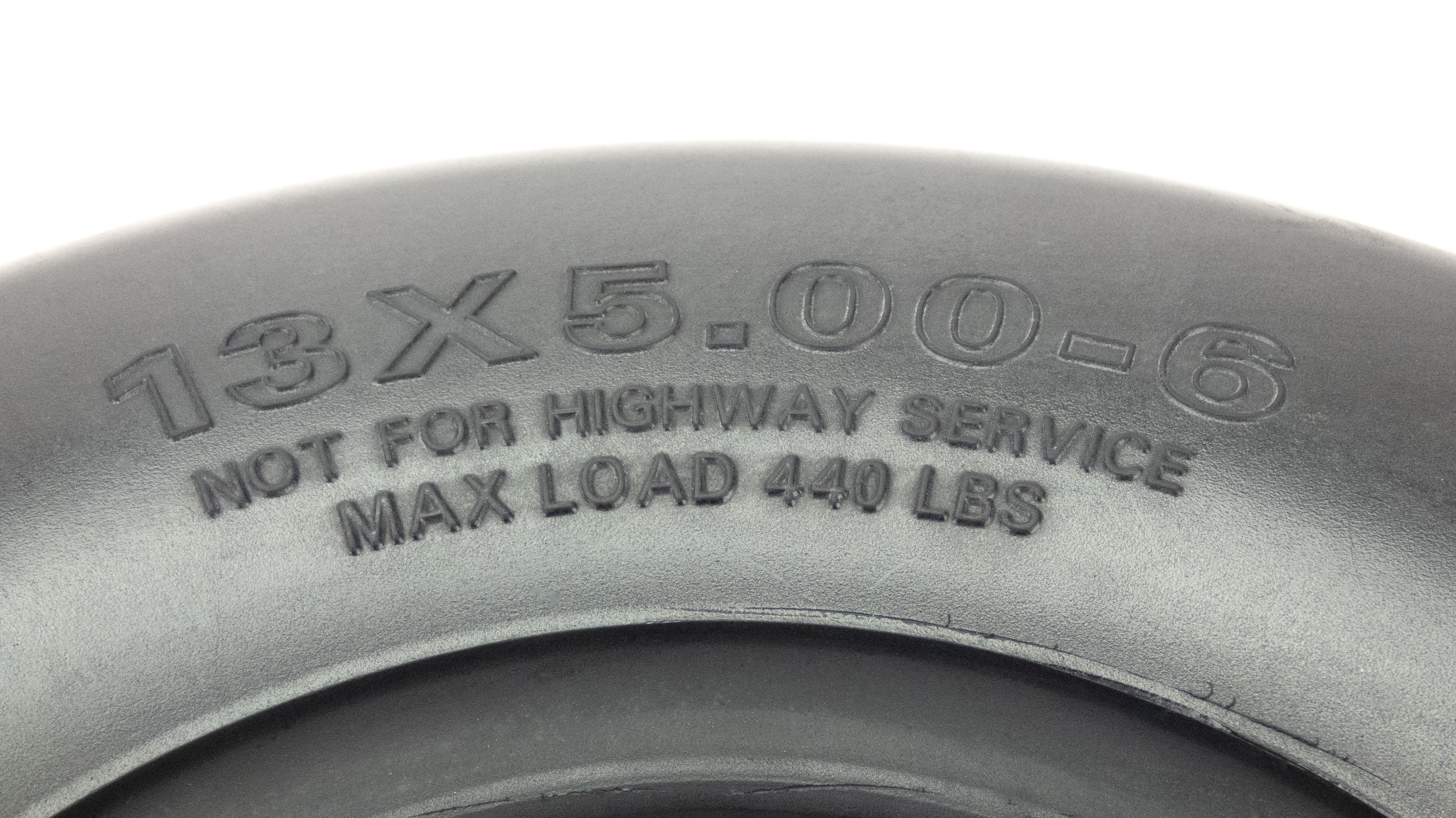 NoAir® (2) Flat Free Tire Assemblies 13x5.00-6 Kubota ZG222 ZG227