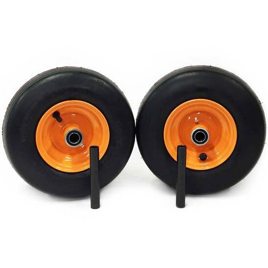 2) Pneumatic Tire Assemblies 11x4.00-5 Fits Scag Liberty Freedom Z
