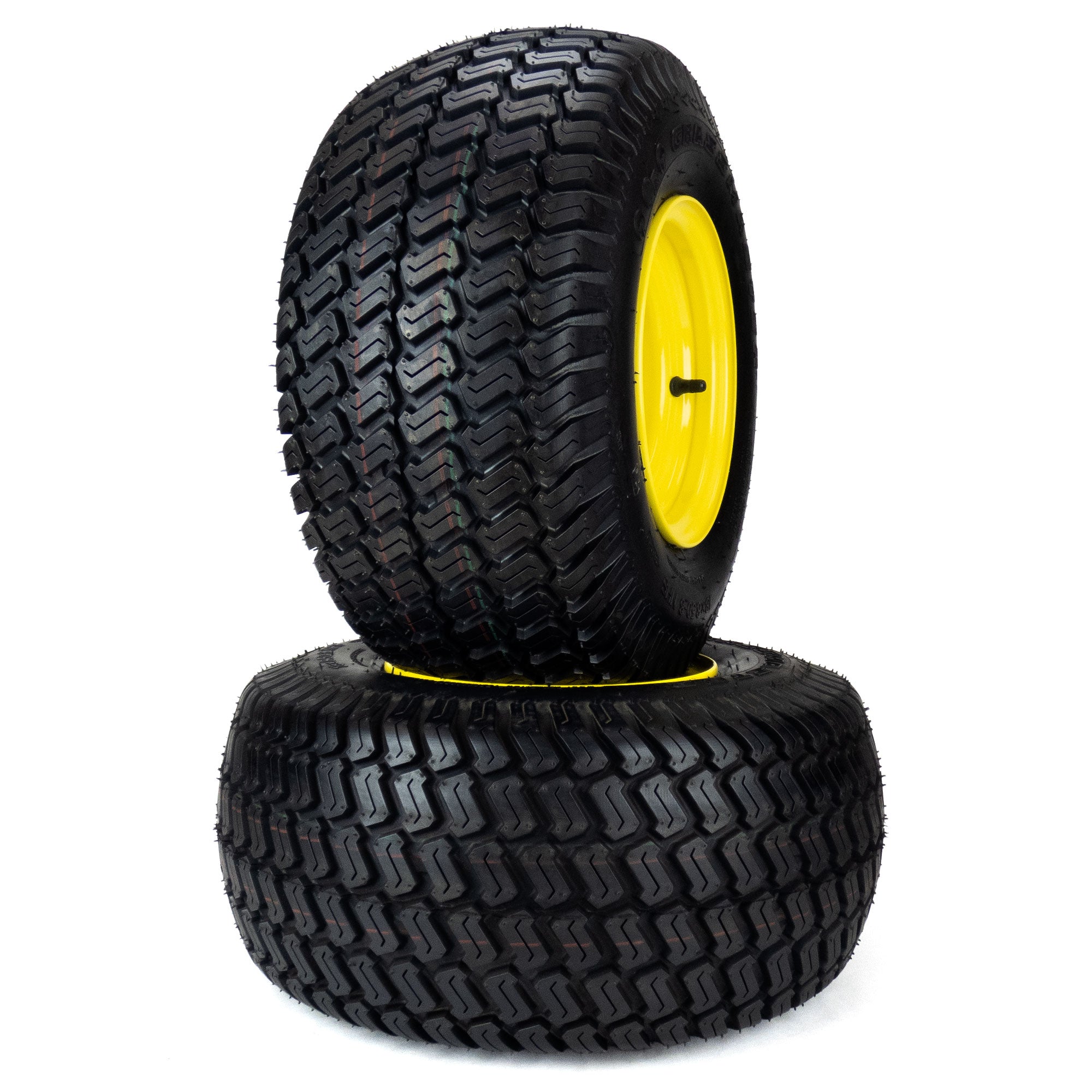 2) Turf Tire Assemblies 18x8.50-8 Fits John Deere ZTrak Z225 Z335