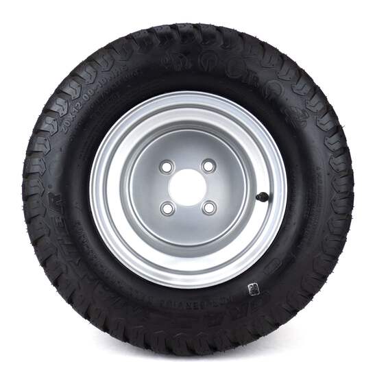 1) Turf Tire Assembly 20x12.00-10 Fits Hustler Fastrak Raptor SD