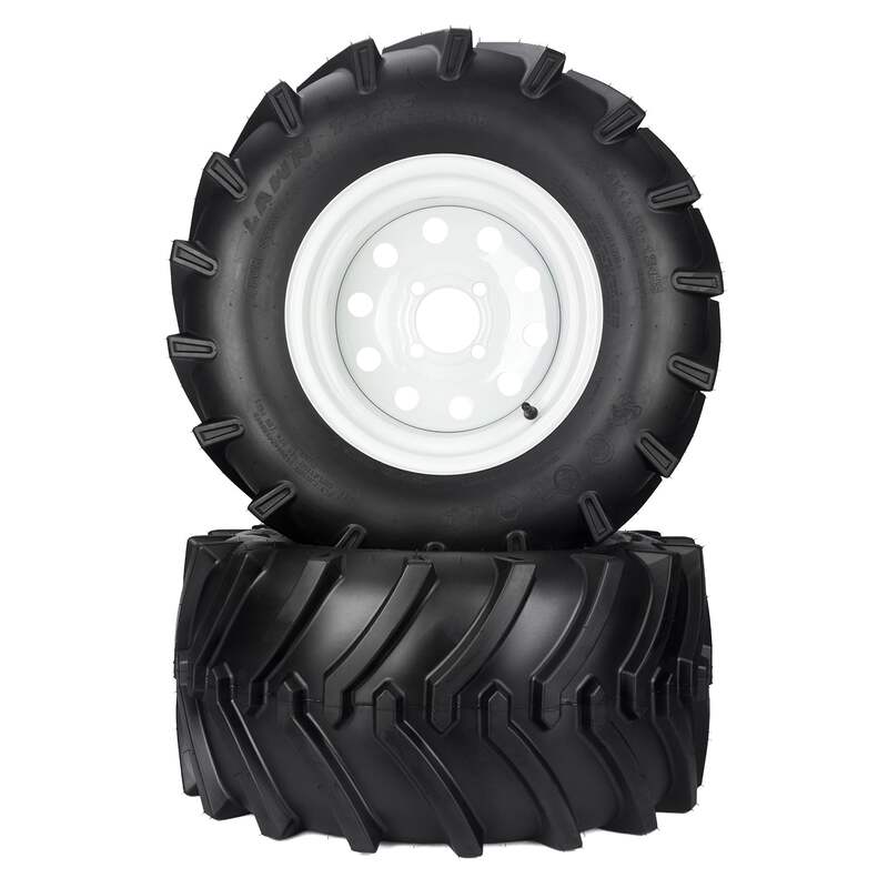 2) Aggressive Tire Assemblies 24x12.00-12 Fits Exmark Toro Lazer Z