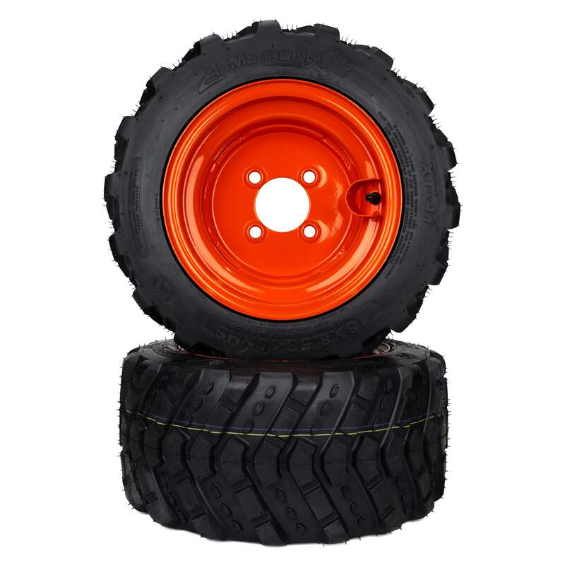 KBストア②225/50R18 2) Aggressive Tire Assemblies 18x8.50-10 Fits Kubota BX Series