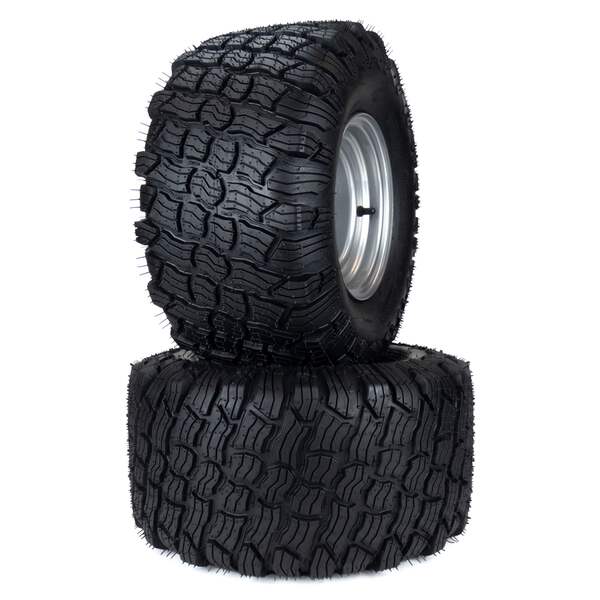 2) Reaper Turf Tire Assemblies 18x9.50-8 Fits Hustler Fastrak