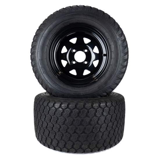 ②【eagle.2922.22 】タイヤ+アルミセット15インチ 2) Super Turf Tire Assemblies 22x12.00-12 Fits Gravely Ariens 52