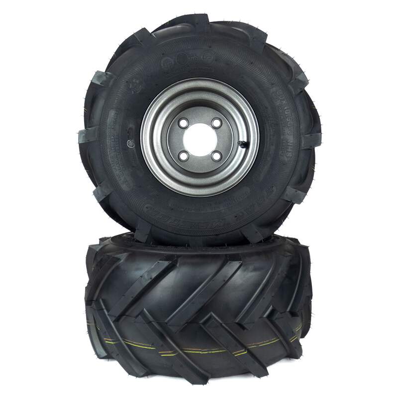2) Aggressive Tire Assemblies 20x10.00-8 Fits Gravely ZTX 52