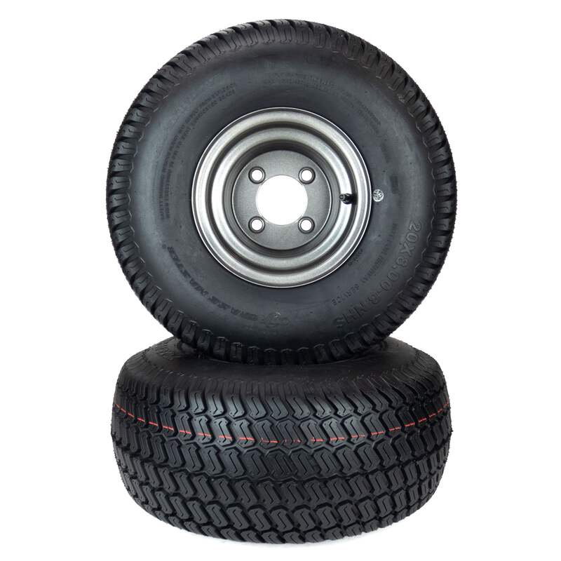 2) Turf Tire Assemblies 20x8.00-8 Fits Ariens Ikon XD 42