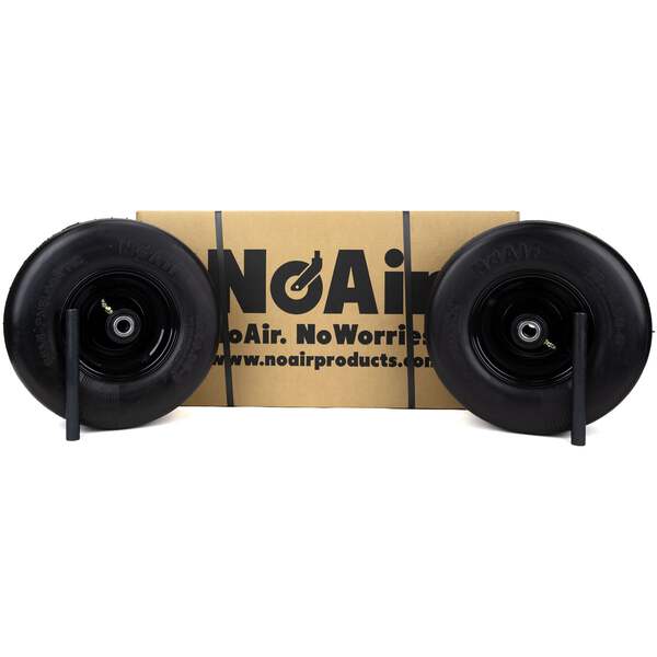 2) Flat Free Tire Assm 13x6.50-6 Worldlawn Venom Diamondback