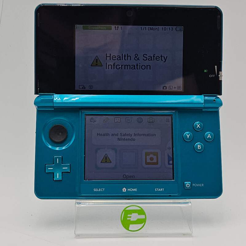 Nintendo 3DS Handheld Game Console CTR-001 Aqua Blue | eBay