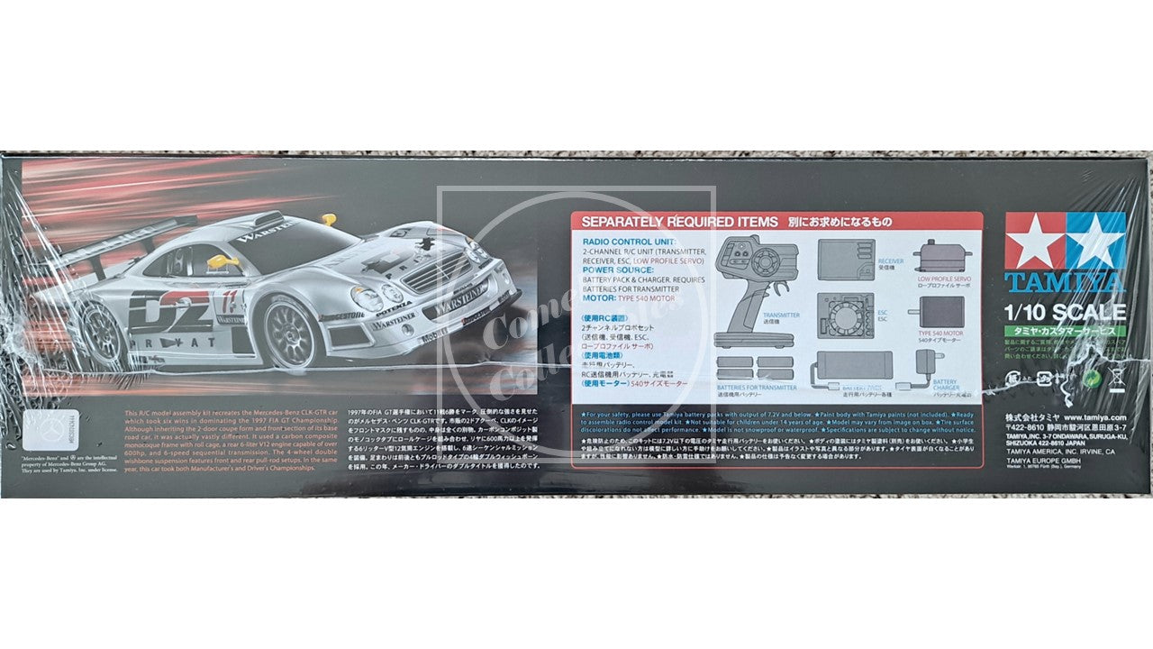 タミヤ　CLKＧＴＲ Tamiya RC 1/10 1997 Mercedes-Benz CLK-GTR Kit 4WD TC-01