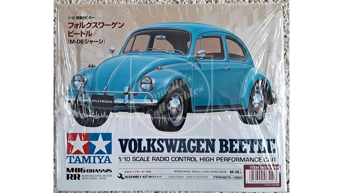 Tamiya 1/10 Volkswagen Beetle M-06L Chassis 2WD with Motor