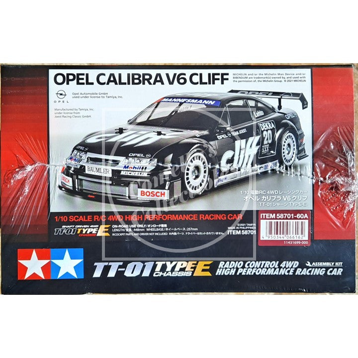 タミヤ 1/10 OPEL CALIBRA V6 DTM オペル カリブラ Tamiya 1/10 Opel Calibra V6 Cliff 4WD Kit TT-01E with motor