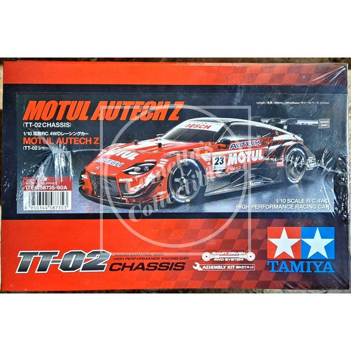 Tamiya 1/10 Nissan Motul Autech Z 4WD Kit TT-02 Chassis w/ Motor
