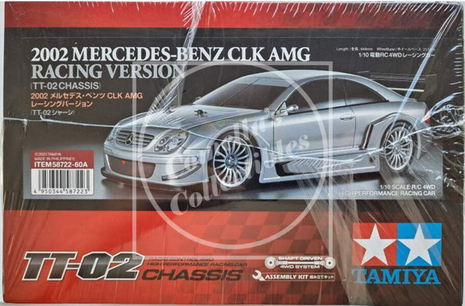 Tamiya 1/10 '02 Mercedes-Benz CLK AMG 4WD Kit TT-02 with