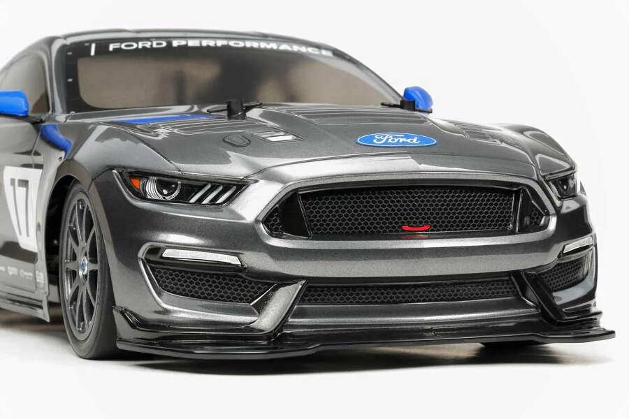 タミヤ RC 1/10 フォード・マスタング GT4 TT-02 Tamiya 1/10 Ford Mustang GT4 4WD Race Kit TT-02 Chassis Motor and
