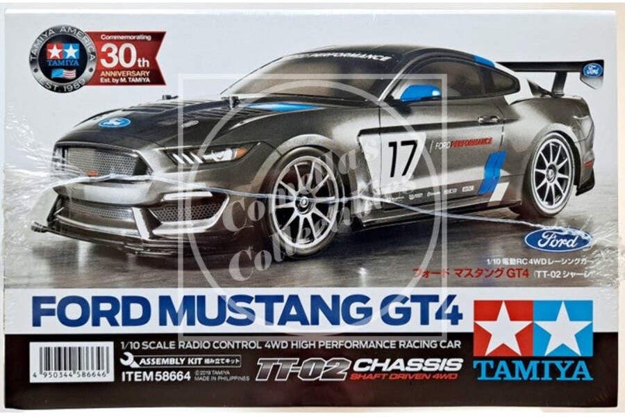 Ford Mustang GT4 TT-02シャーシ Tamiya 1/10 Electric Assembly Kit Ford Mustang GT4 TT-02