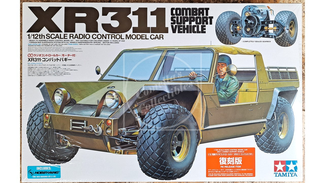 ホビーラジコン Tamiya XR311 Combat Support Vehicle Tamiya 1/12 RC Combat Support Vehicle FMC XR311 Kit 2WD w