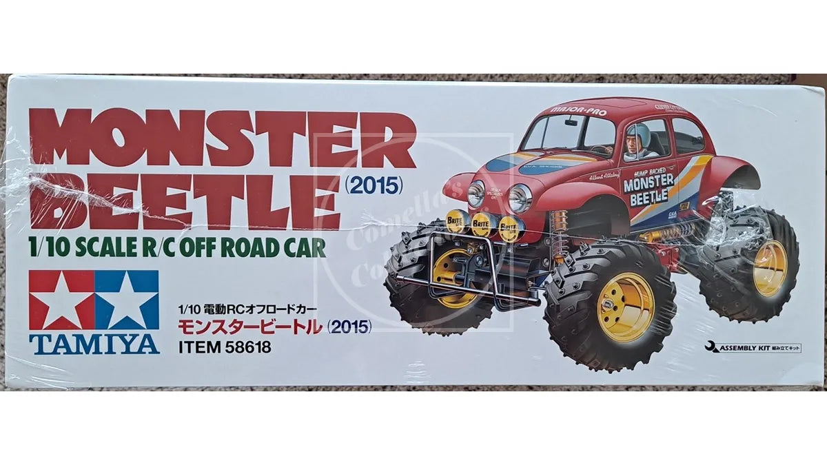 Tamiya RC 1/10 VW Monster Beetle 2015 2WD Kit with 540 Motor