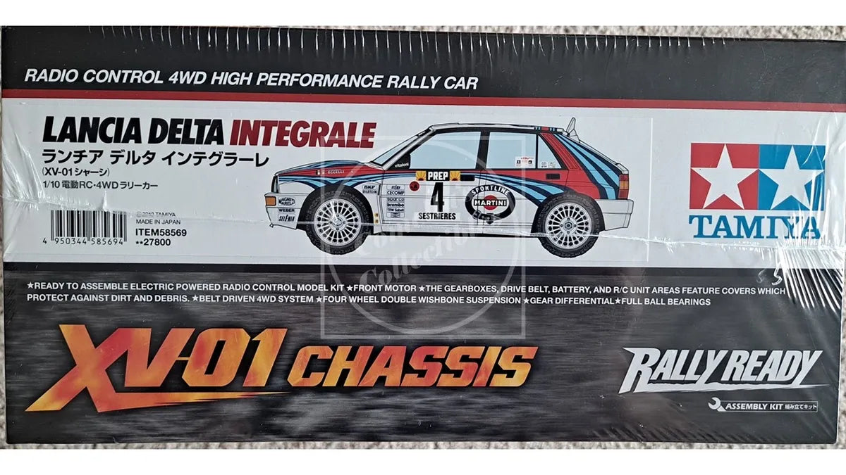Tamiya RC 1/10 Lancia Delta Integrale 4WD Kit XV01 Chassis with