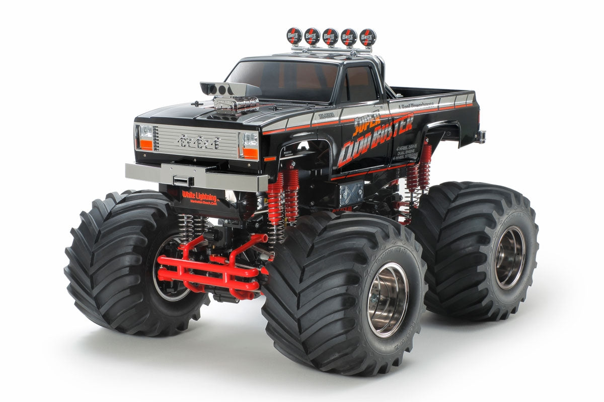 Tamiya 1/10 Super Clod Buster 4X4 Monster Truck Kit, Grey