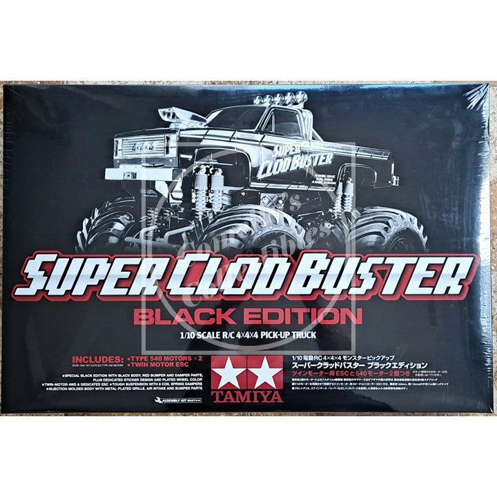 Tamiya 1/10 Super Clod Buster 4X4 Monster Truck Kit, Grey