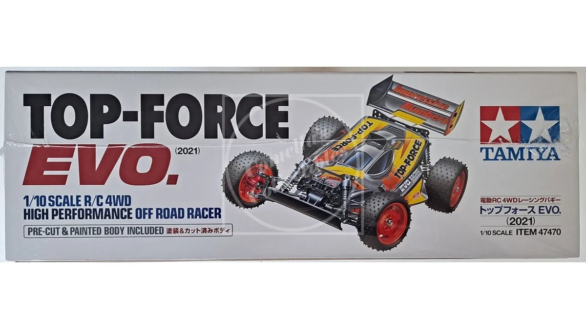 4WD TOP-FORCE EVO. (2021) アンプ　サーボ・モーター付き Tamiya 1/10 Top-Force EVO. (2021) 4WD Kit w/ motor & ESC