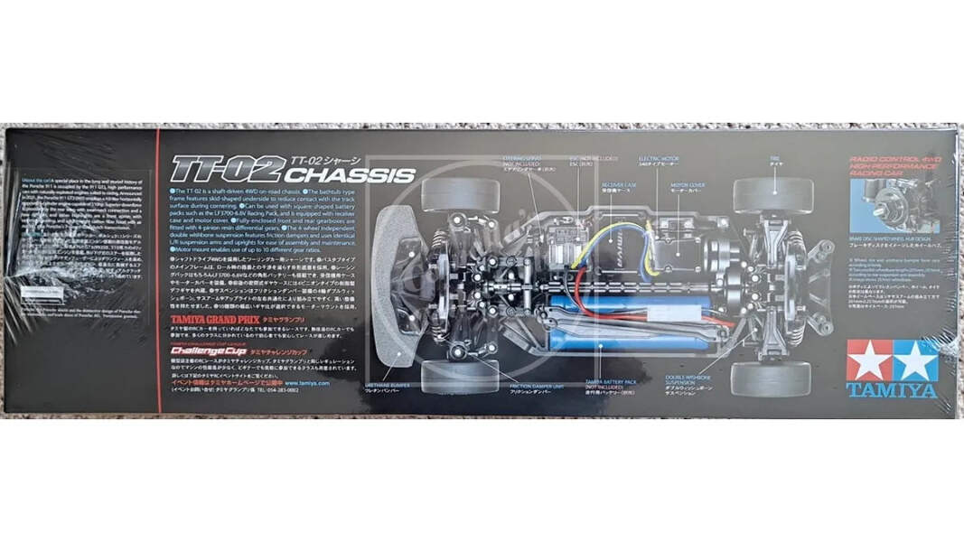 Tamiya 58712 Porsche 911 GT3 (992) 4WD Kit 1/10 TT-02 Chassis
