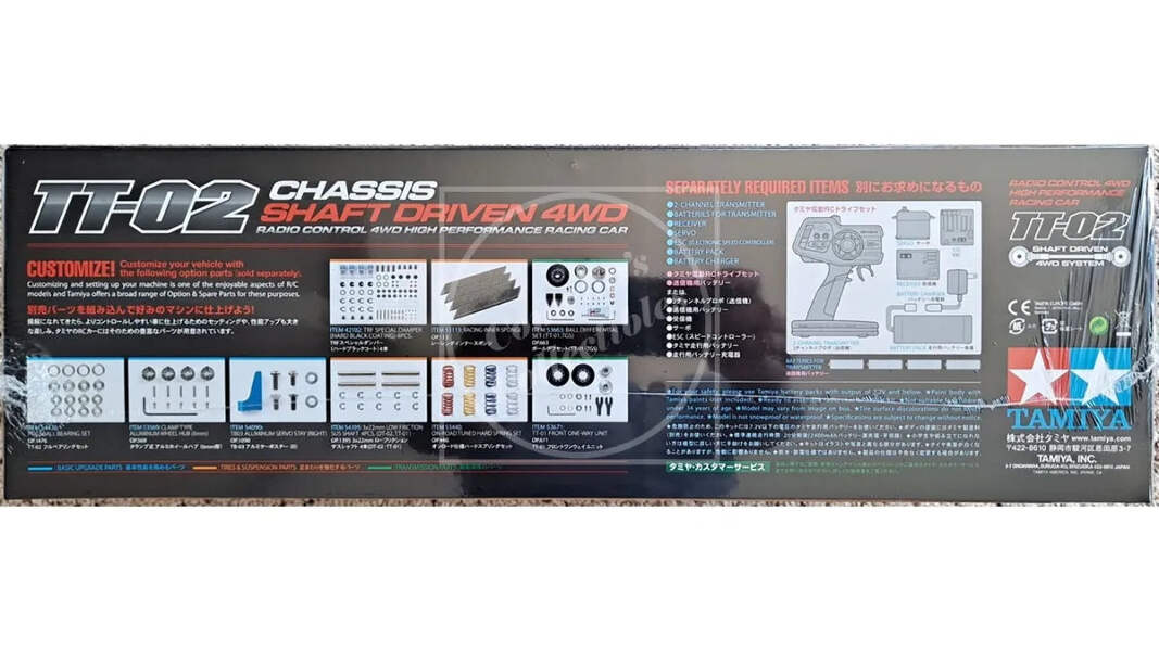 Tamiya 58712 Porsche 911 GT3 (992) 4WD Kit 1/10 TT-02 Chassis