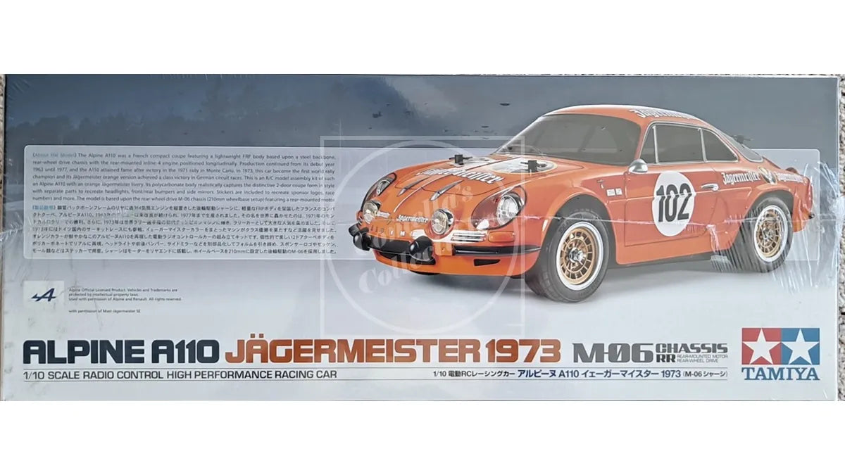 Tamiya 1/10 Alpine A110 '73 Jägermeister M-06S Chassis 2WD +
