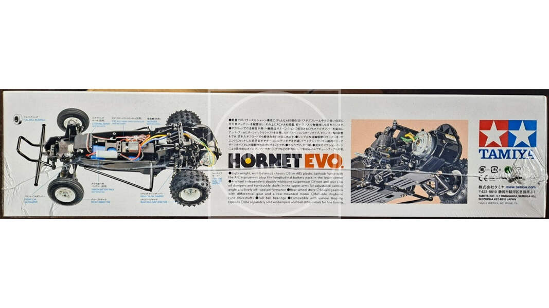 Tamiya 1/10 Hornet EVO 2WD Off Road Buggy Kit w/ Motor & ESC