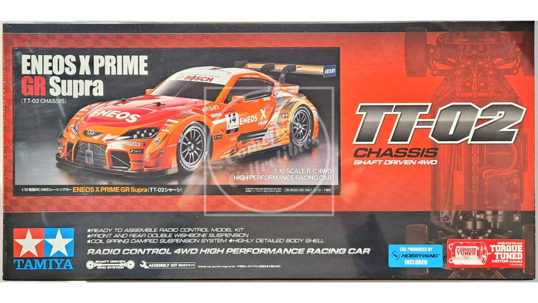Tamiya 1/10 Eneos x Prime GR Supra TT-02 4x4 On-Road Touring