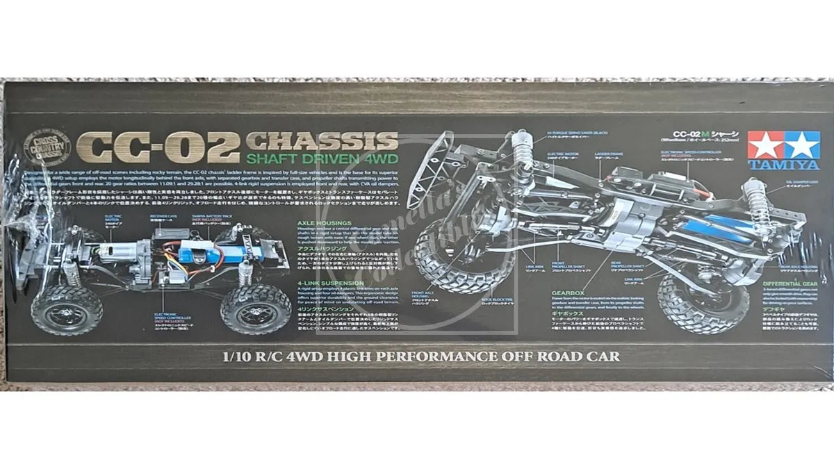 Tamiya 1/10 RC Ford Bronco 2021 CC-02 Chassis 4WD w/ Motor, ESC