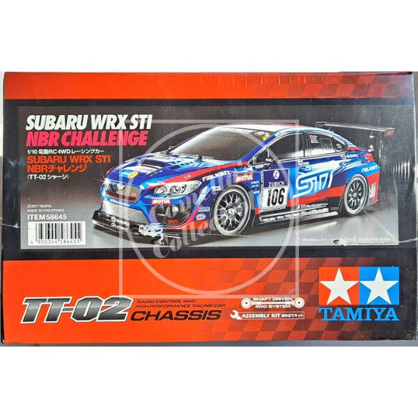 タミヤ TT-02 4WD SUBARU WRX ボディー付き Tamiya 1/10 Subaru WRX STI 4WD Race Kit with TT-02 Chassis